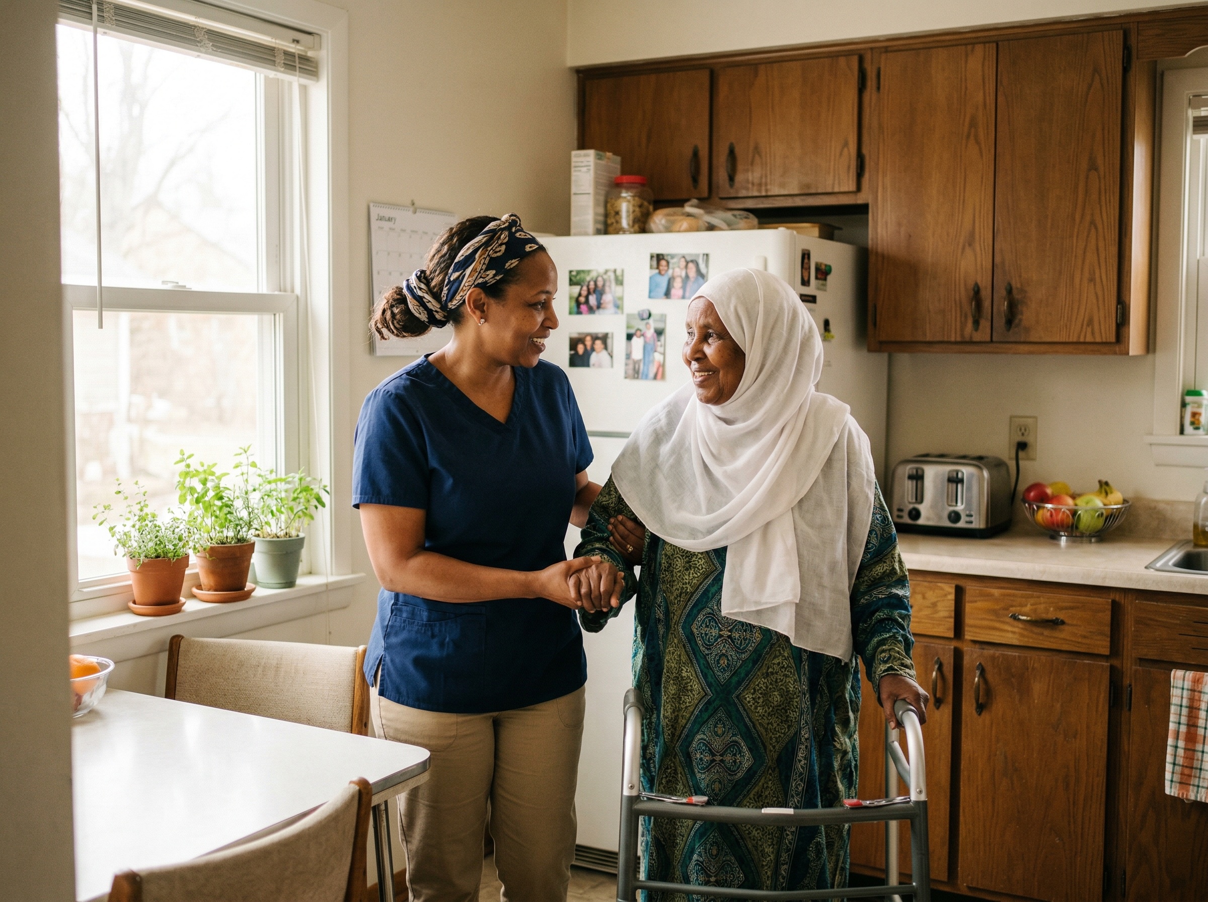 WeCare PCA and CFSS caregiver providing in-home personal care in St. Cloud, MN